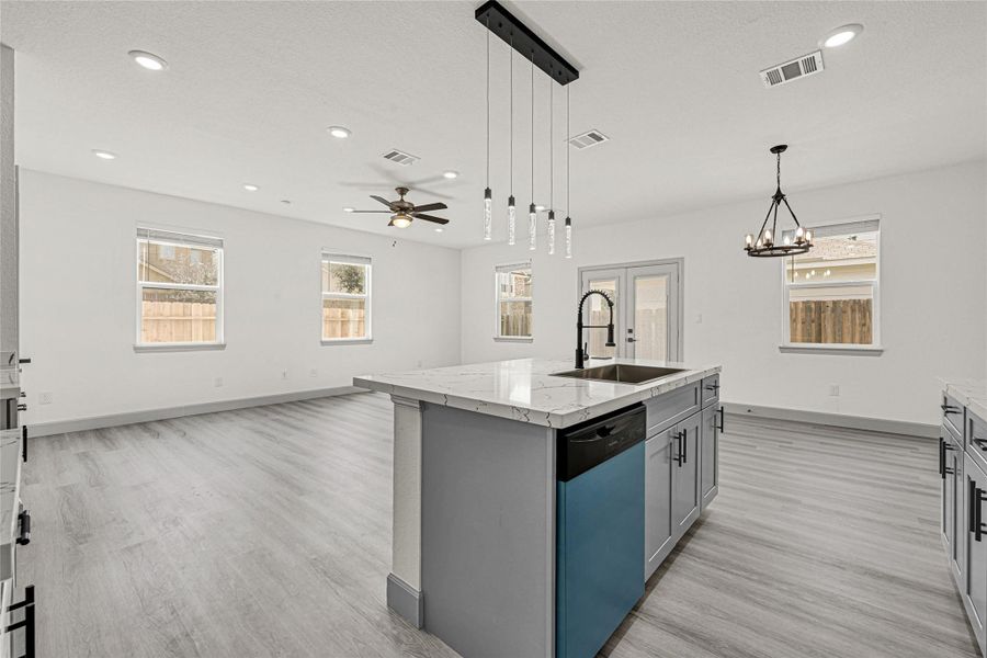 Furnished interior view inside a new home in , Houston (Image 14). Furnished interior view inside a new home in , Houston (Image 14).