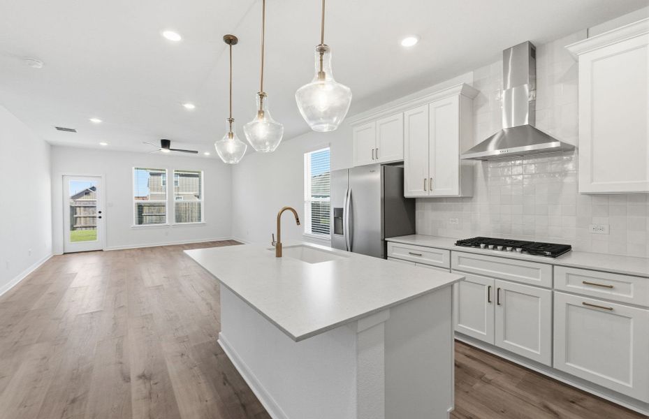 Furnished interior view inside a new home in Sunfield, Buda (Image 9). Furnished interior view inside a new home in Sunfield, Buda (Image 9).