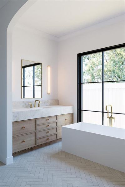 Furnished interior view inside a new home in , Dallas (Image 3). Furnished interior view inside a new home in , Dallas (Image 3).