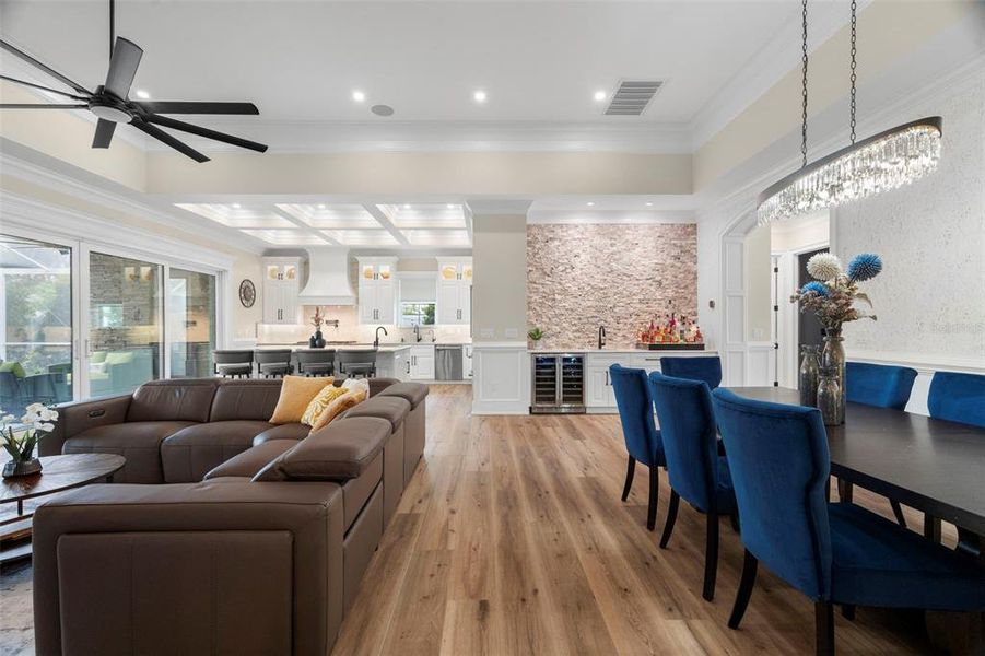 Furnished interior view inside a new home in , Safety Harbor (Image 17). Furnished interior view inside a new home in , Safety Harbor (Image 17).