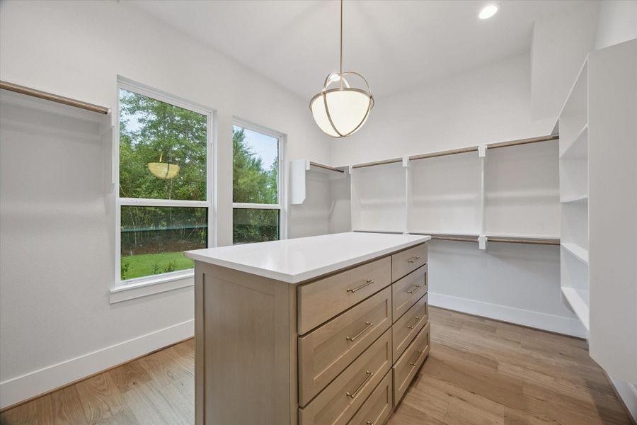 1 of 2 Closets for the Primary Suite.
