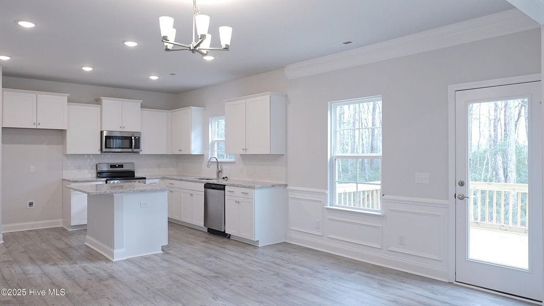 Furnished interior view inside a new home in Rutledge, Shallotte (Image 4).