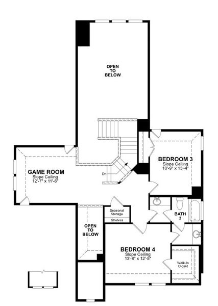 2D floor plan layout of this home in Venado Crossing, Cibolo, TX (Image 3). 2D floor plan layout of this home in Venado Crossing, Cibolo, TX (Image 3).