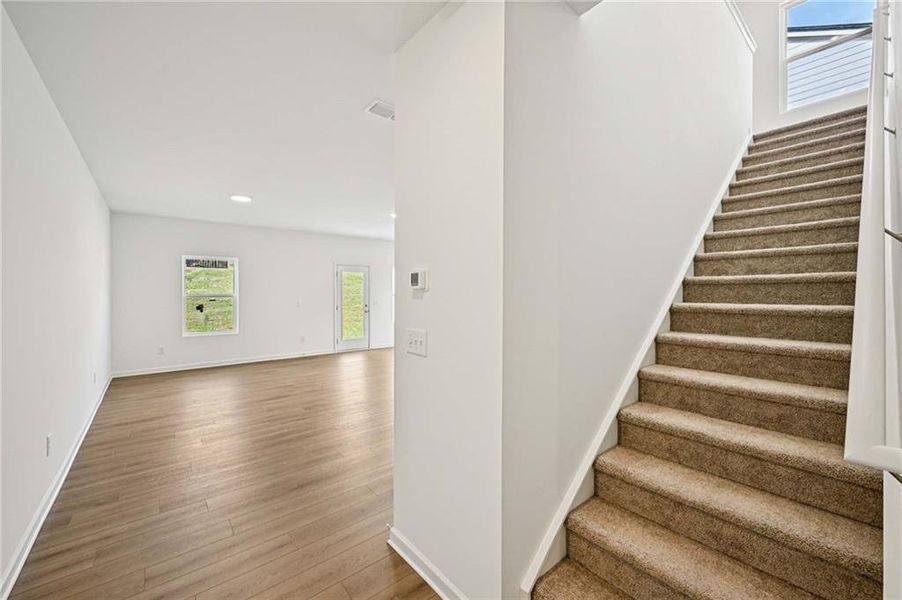 Spacious, unfurnished interior of a new home in Leydenview, Mableton (Image 19). Spacious, unfurnished interior of a new home in Leydenview, Mableton (Image 19).