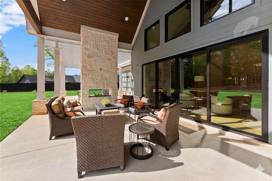 Exterior details and patio area of a home in , Jefferson (Image 37).