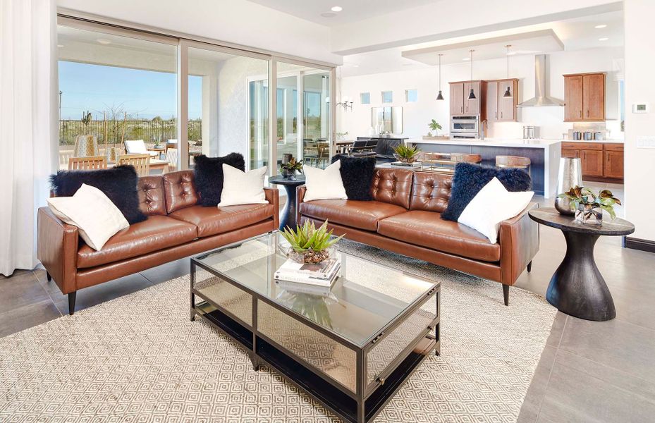 Representative furnished interior of a home built from the Patagonia by Pulte Homes in Harvest - Enchantment Series, Queen Creek (Image 28).