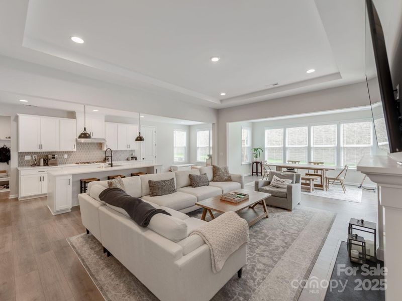 Furnished interior view inside a new home in , Mooresville (Image 24).