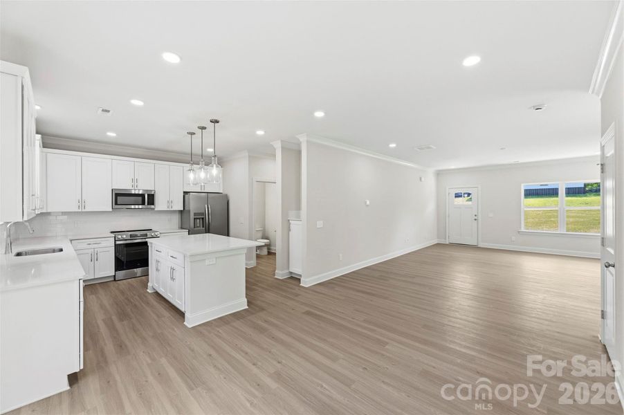 Furnished interior view inside a new home in , Statesville (Image 3).