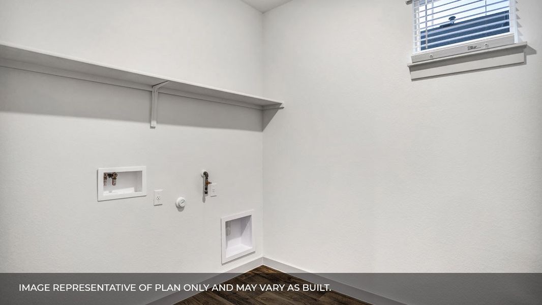 Representative unfurnished interior of a home built from the The Perry by D.R. Horton in Rosenbusch Ranch, Leander (Image 13). Representative unfurnished interior of a home built from the The Perry by D.R. Horton in Rosenbusch Ranch, Leander (Image 13).