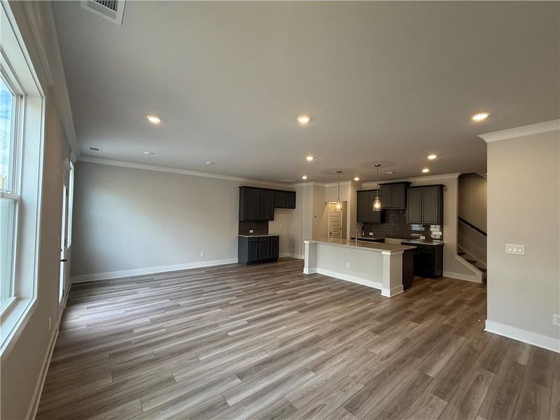 Spacious, unfurnished interior of a new home in The Towns at Auburn Station West, Auburn (Image 15).