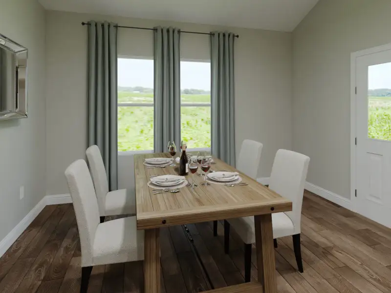 Furnished interior view inside a new home in Lakehaven - Premier Series, Farmersville (Image 4). Furnished interior view inside a new home in Lakehaven - Premier Series, Farmersville (Image 4).