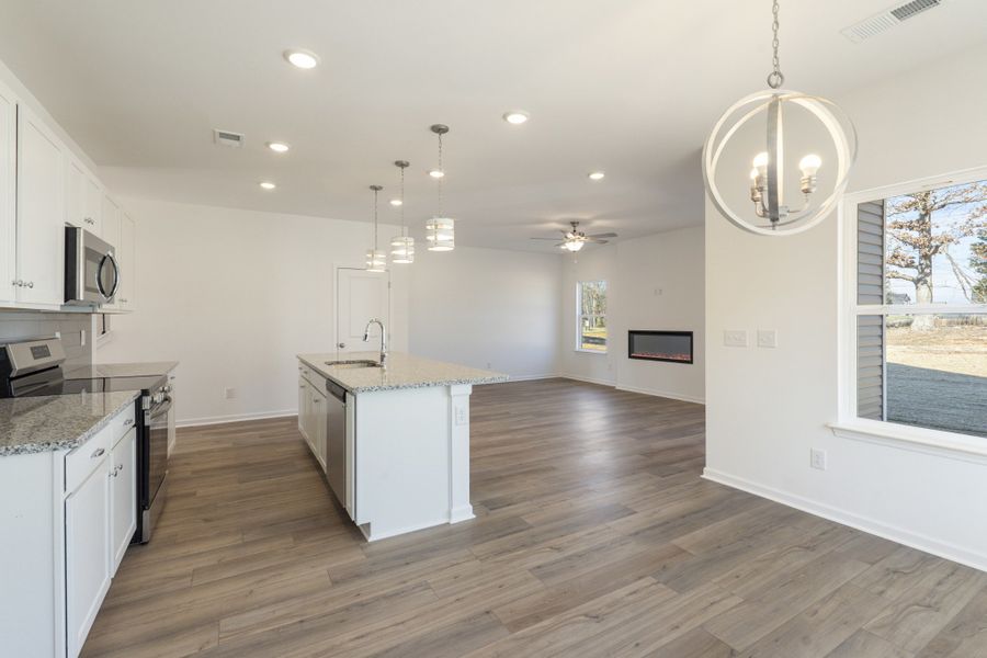 Furnished interior view inside a new home in Jackson Hills, Clarksville (Image 10).