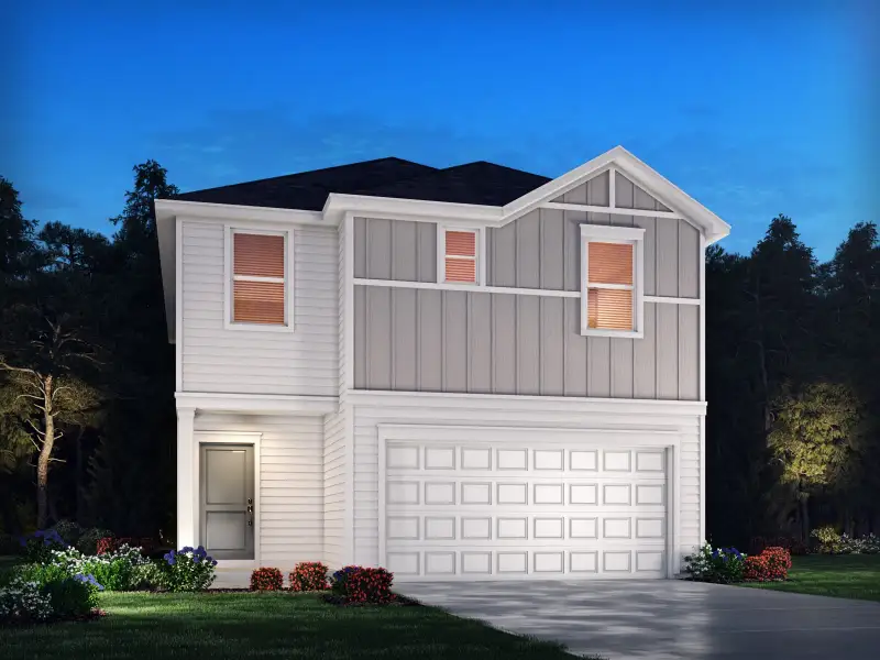 Front exterior of a new home in Brayfield Manor - Heritage Collection, Wellford, SC, highlighting curb appeal (Image 1). Front exterior of a new home in Brayfield Manor - Heritage Collection, Wellford, SC, highlighting curb appeal (Image 1).
