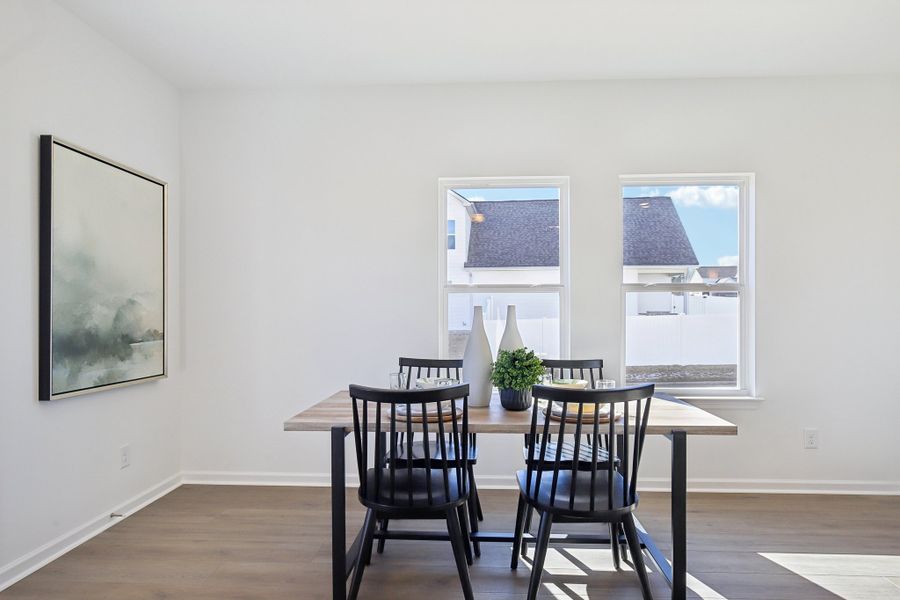 Furnished interior view inside a new home in Wilson Meadows, Clarksville (Image 11).