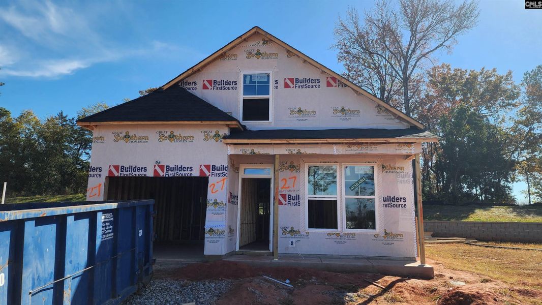 In-progress construction of a new home in Bickley Station, Irmo, SC (Image 21).