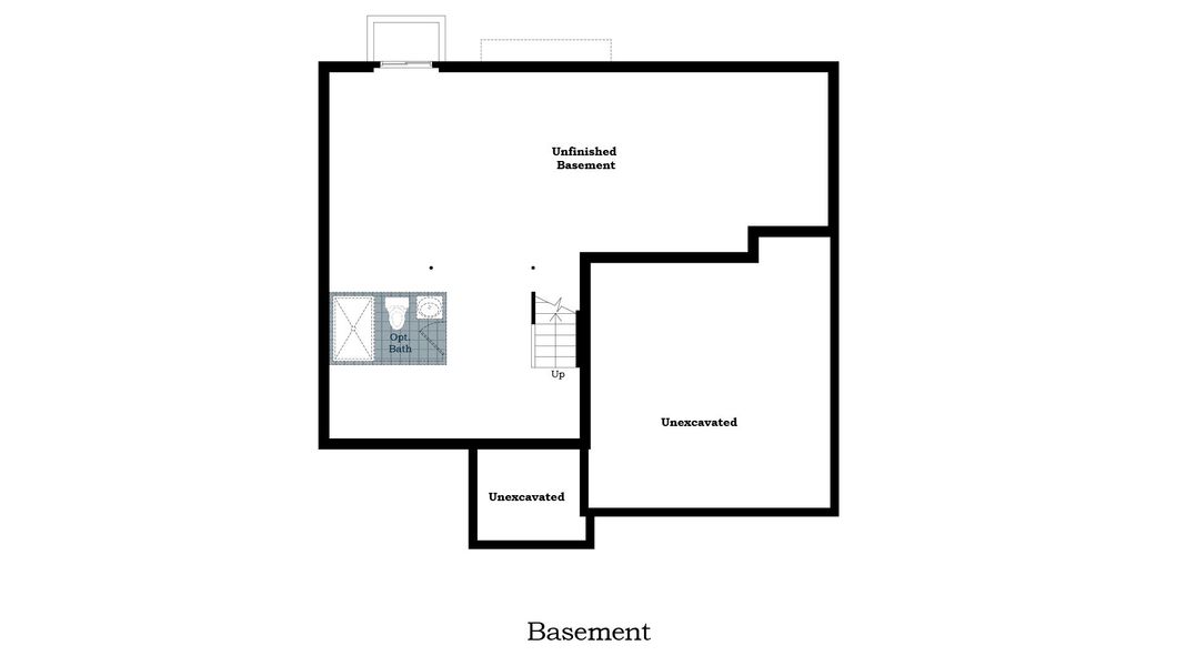 2D floor plan layout for the The Kettering by Norfolk Homes in Preserve at Magnolia Park, Jackson, MI (Image 34).