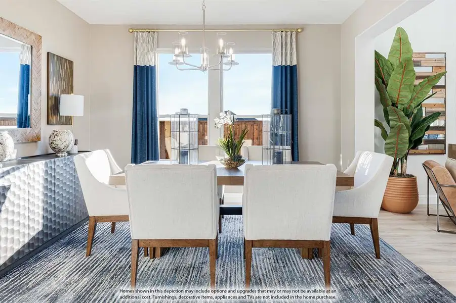 Furnished interior view inside a new home in Sutton Fields, Celina (Image 24).