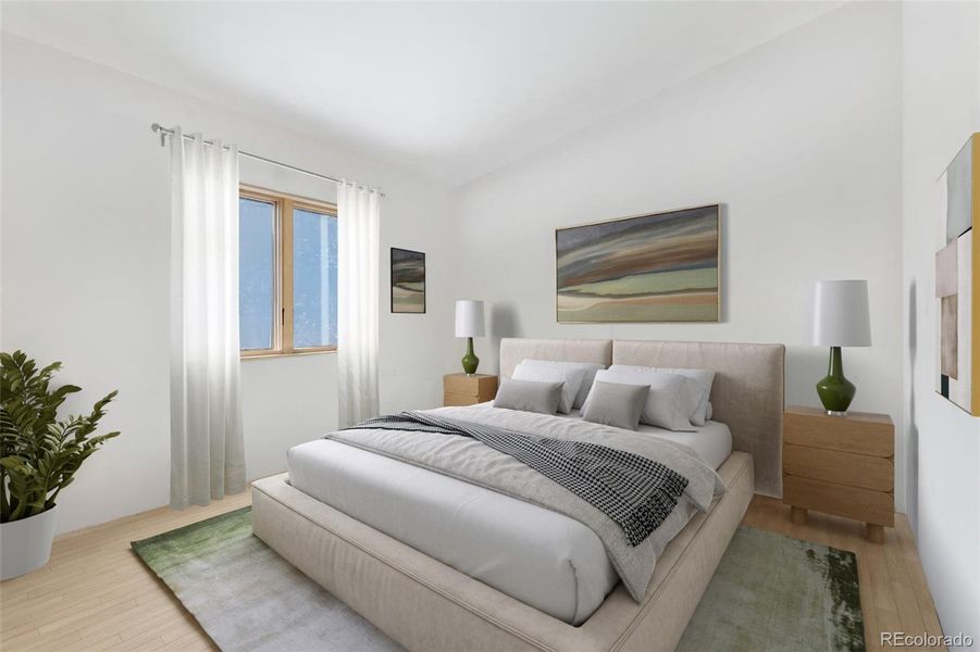 This photo is virtually staged & enhanced.