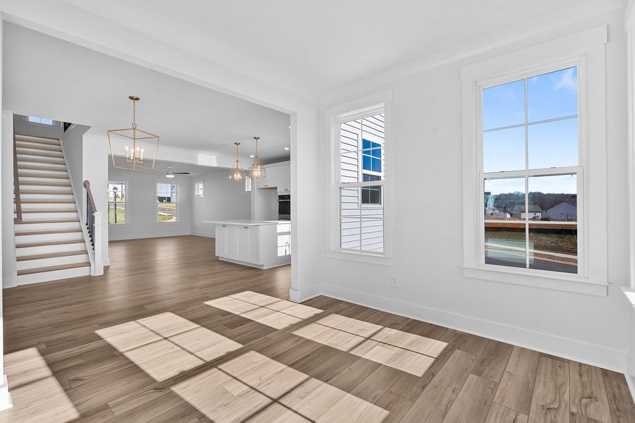 Spacious, unfurnished interior of a new home in Hanes Lake, Winston-Salem (Image 22).