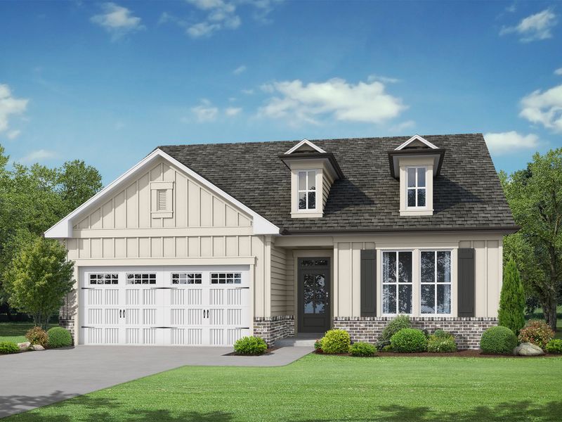 Representative exterior photo of a completed home built from the The Serenity by My Home Communities in Red Bird Manor, Jefferson, GA (Image 1). Representative exterior photo of a completed home built from the The Serenity by My Home Communities in Red Bird Manor, Jefferson, GA (Image 1).