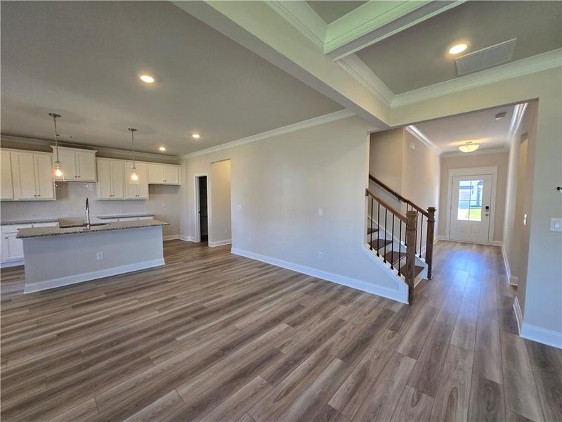 Spacious, unfurnished interior of a new home in Enclave at Logan Point, Loganville (Image 15).