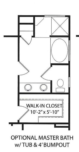 Optional MBA w/Tub & 4' Bumpout Optional MBA w/Tub & 4' Bumpout