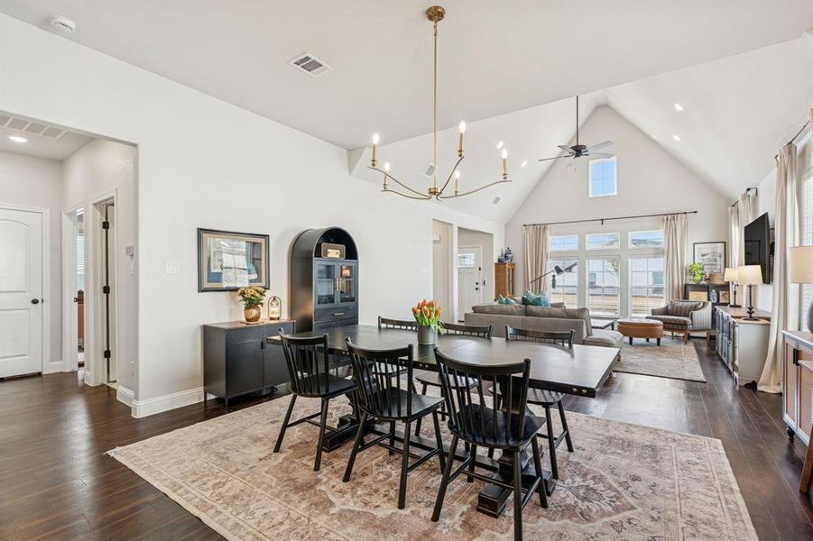 Furnished interior view inside a new home in , Burleson (Image 11). Furnished interior view inside a new home in , Burleson (Image 11).