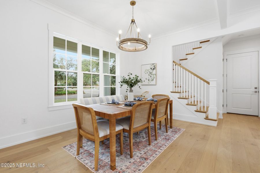 Furnished interior view inside a new home in , Neptune Beach (Image 10). Furnished interior view inside a new home in , Neptune Beach (Image 10).