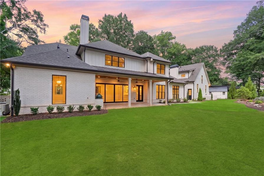 Exterior details and patio area of a home in , Alpharetta (Image 37).