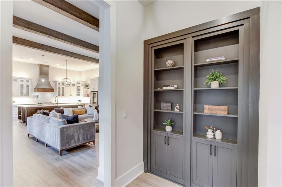 Furnished interior view inside a new home in , Suwanee (Image 32).