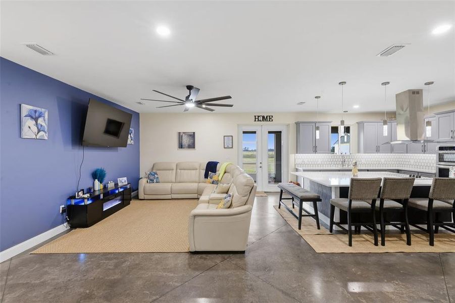 Furnished interior view inside a new home in , Dade City (Image 15).