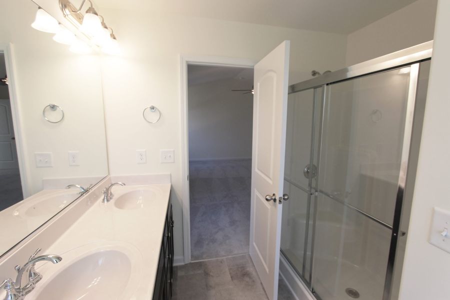 Representative furnished interior of a home built from the Southport by Keystone Homes NC in The Wilcox, Greensboro (Image 10).