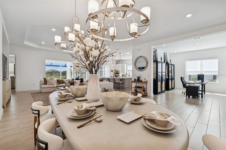 Furnished interior view inside a new home in , Wesley Chapel (Image 62). Furnished interior view inside a new home in , Wesley Chapel (Image 62).