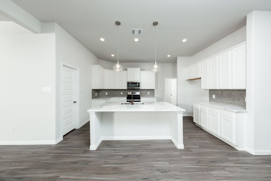 Furnished interior view inside a new home in Bluestem, Brookshire (Image 7). Furnished interior view inside a new home in Bluestem, Brookshire (Image 7).