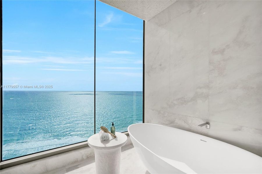 Furnished interior view inside a new home in The Estates at Acqualina, Sunny Isles Beach (Image 4). Furnished interior view inside a new home in The Estates at Acqualina, Sunny Isles Beach (Image 4).