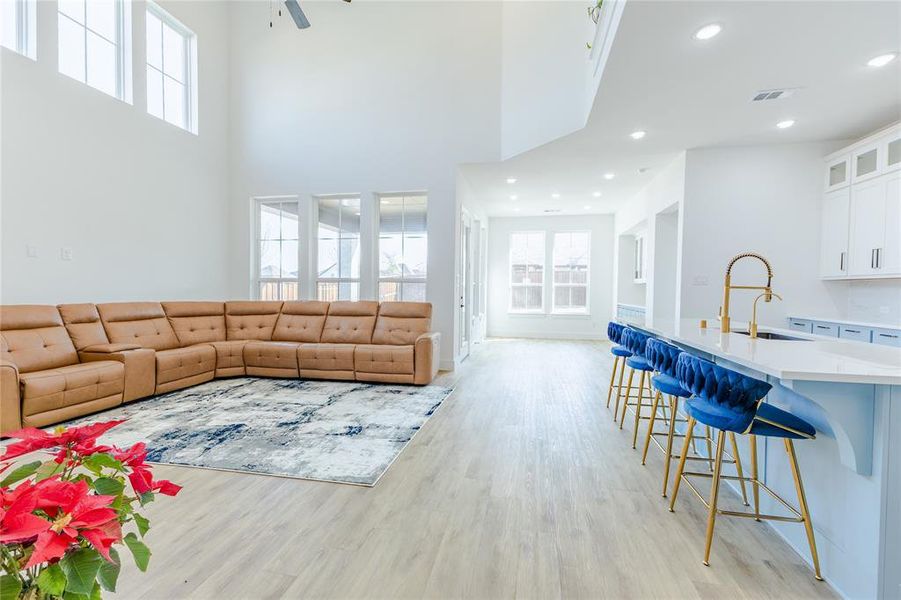 Furnished interior view inside a new home in , Aubrey (Image 7).