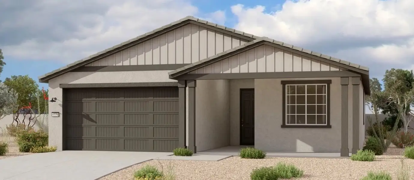 Exterior elevation rendering Exterior elevation rendering