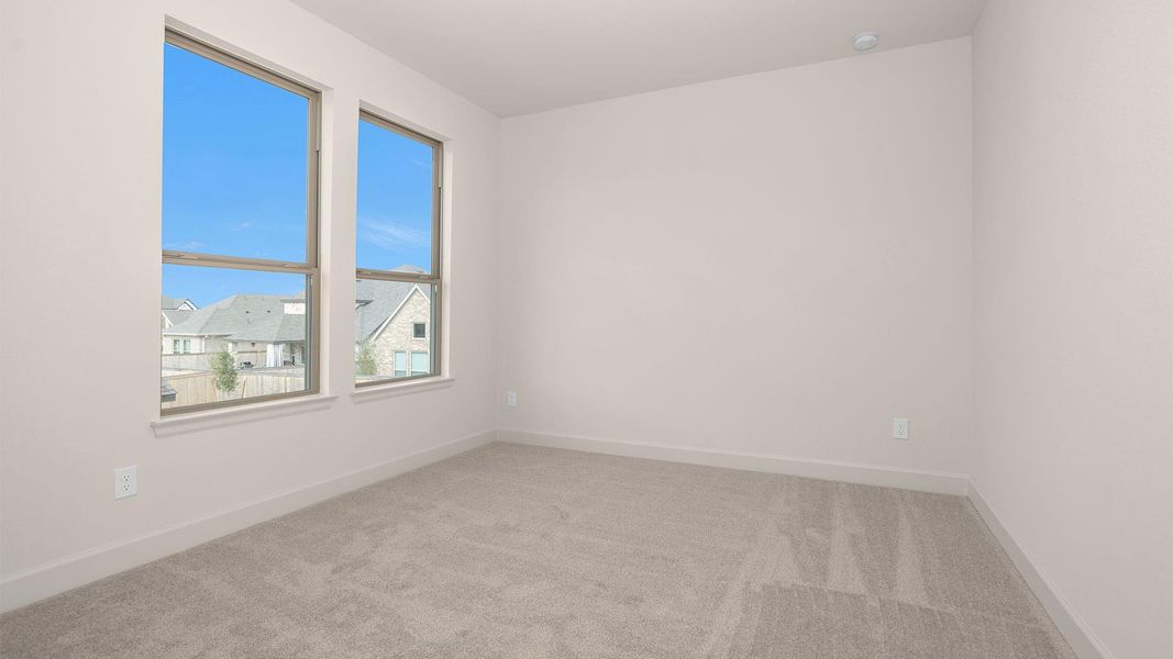 Spacious, unfurnished interior of a new home in Bridgeland, Cypress (Image 8).