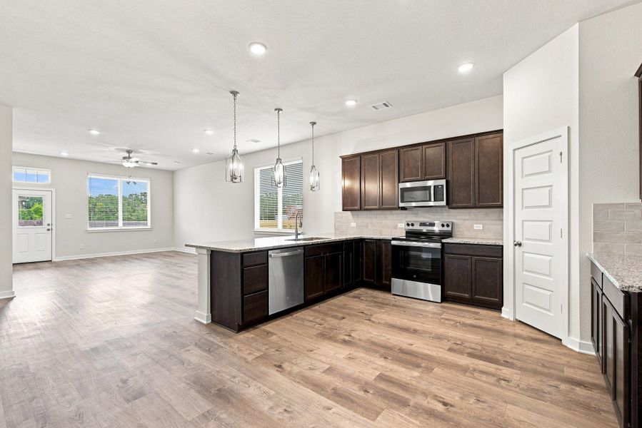 Furnished interior view inside a new home in The Reserve at Foxwood, Bryan (Image 3).