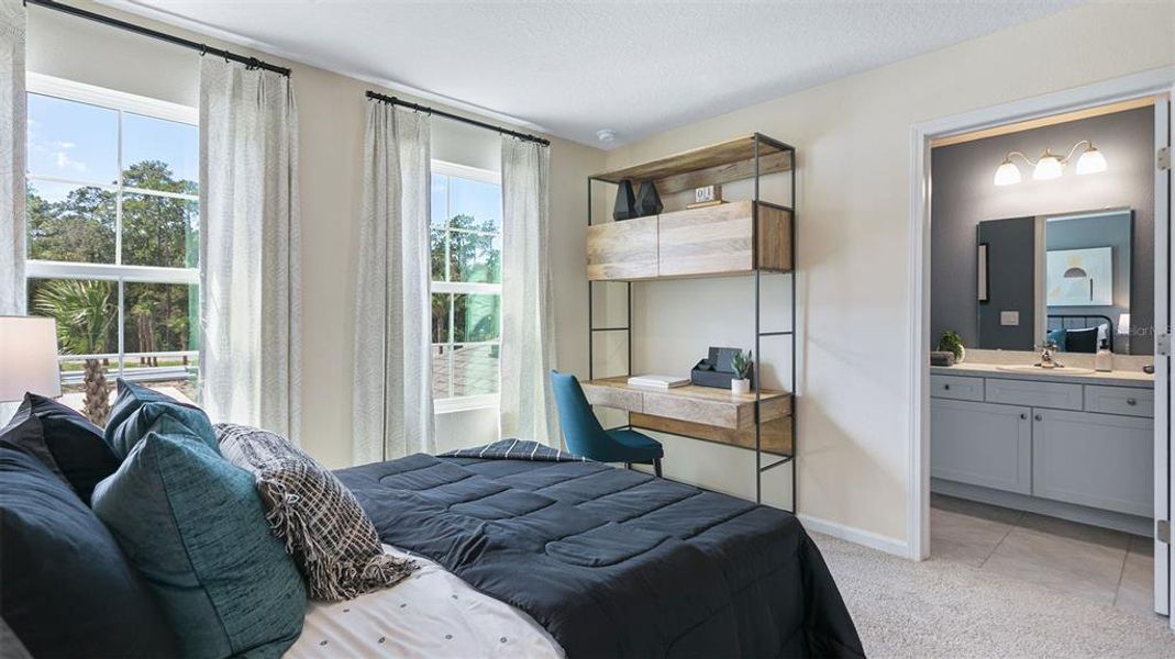 Furnished interior view inside a new home in Bridgewater, St. Augustine (Image 13).