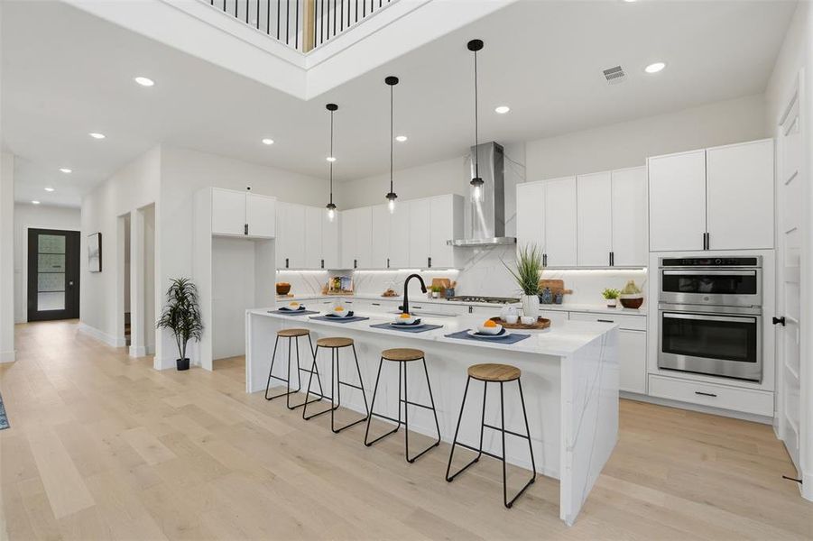 Furnished interior view inside a new home in , Dallas (Image 33).