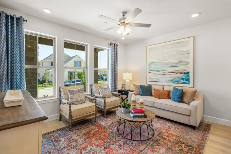 Furnished interior view inside a new home in Waterbend, Euless (Image 3).
