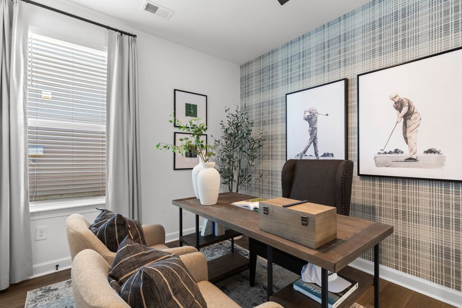 Representative furnished interior of a home built from the The Redbud by Chesapeake Homes in Neill's Pointe, Angier (Image 30).