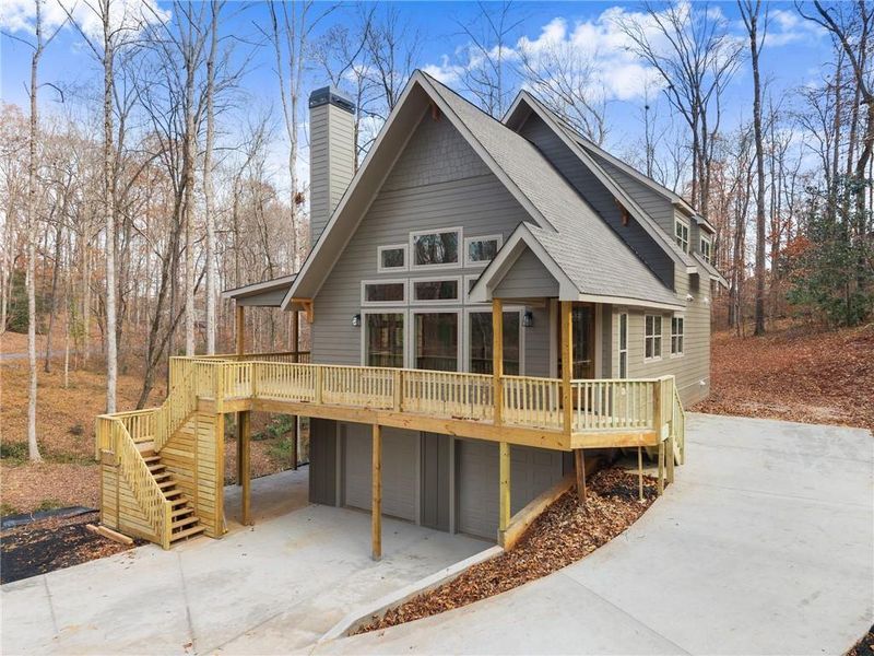 Front exterior of a new home in , Dawsonville, GA, highlighting curb appeal (Image 31).