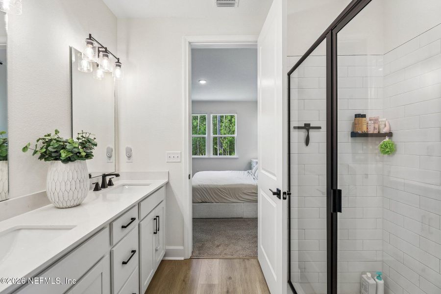 Furnished interior view inside a new home in Seasons at Morada, St. Augustine (Image 31).