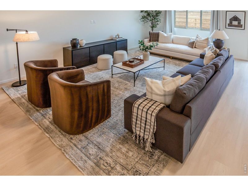 Furnished interior view inside a new home in , Fort Collins (Image 22). Furnished interior view inside a new home in , Fort Collins (Image 22).