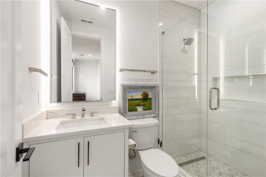 Furnished interior view inside a new home in , Brookhaven (Image 11).