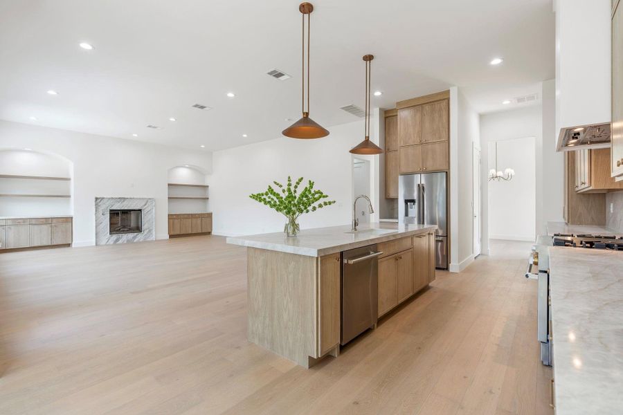 Open-concept kitchen designed for everyday living and entertainment.