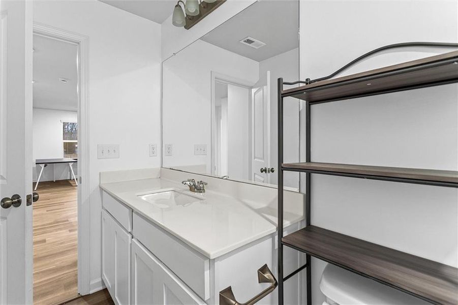 Furnished interior view inside a new home in Alcovy Trace, Lawrenceville (Image 13).