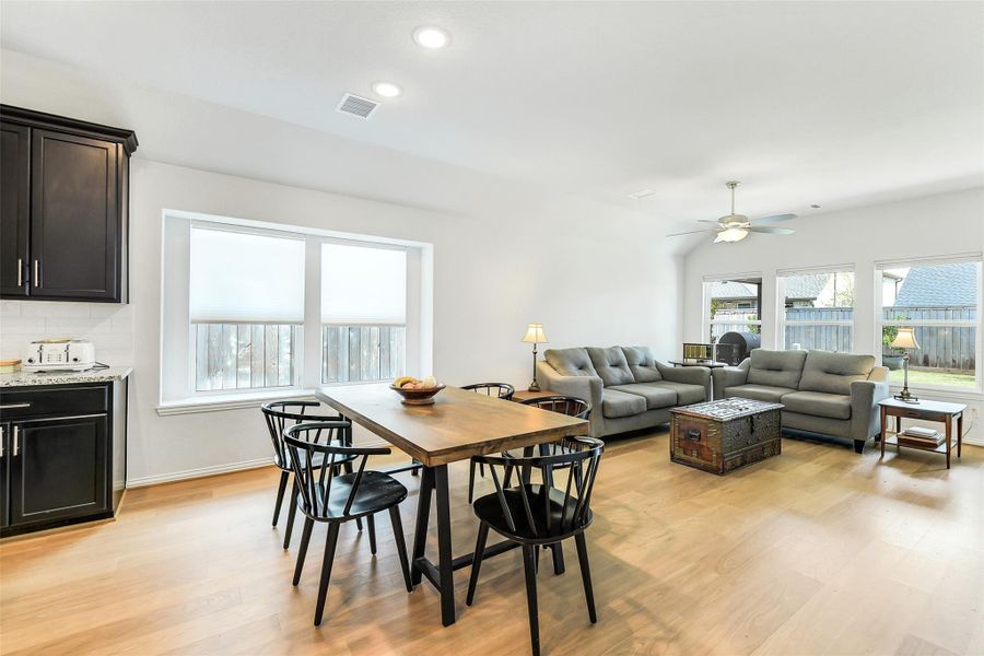 Furnished interior view inside a new home in Bridgeland Creekland Village, Cypress (Image 26). Furnished interior view inside a new home in Bridgeland Creekland Village, Cypress (Image 26).